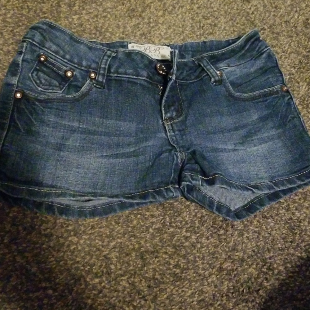 Denim shorts